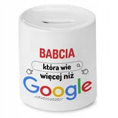 Skarbonki - Skarbonka Dla Babci Idealny na Imieniny Prezent z Nadrukiem ze Zdjęciem + Opakowanie na prezent (wzór 02) - miniaturka - grafika 1