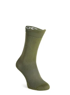 Skarpety rowerowe POC Lithe MTB Sock Mid - epidote green - Skarpetki kolarskie - miniaturka - grafika 1