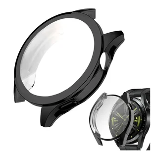 ETUI OCHRONNE 2w1 do Huawei Watch GT 3 46mm Active obudowa do zegarka case (Czarne) - Akcesoria do smartwatchy - miniaturka - grafika 1