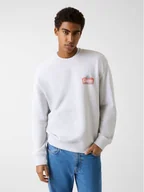 Bluzy męskie - Guess Jeans Bluza 180622 Szary Classic Fit - miniaturka - grafika 1