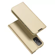 Etui i futerały do telefonów - Dux Ducis Skin Pro kabura etui pokrowiec z klapką Samsung Galaxy A73 złoty - miniaturka - grafika 1