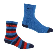Skarpetki dla dzieci - Regatta Skarpety dziecięce Cosy 2-pak Niebieski, Rozmiar: 35.5-38.5 - miniaturka - grafika 1