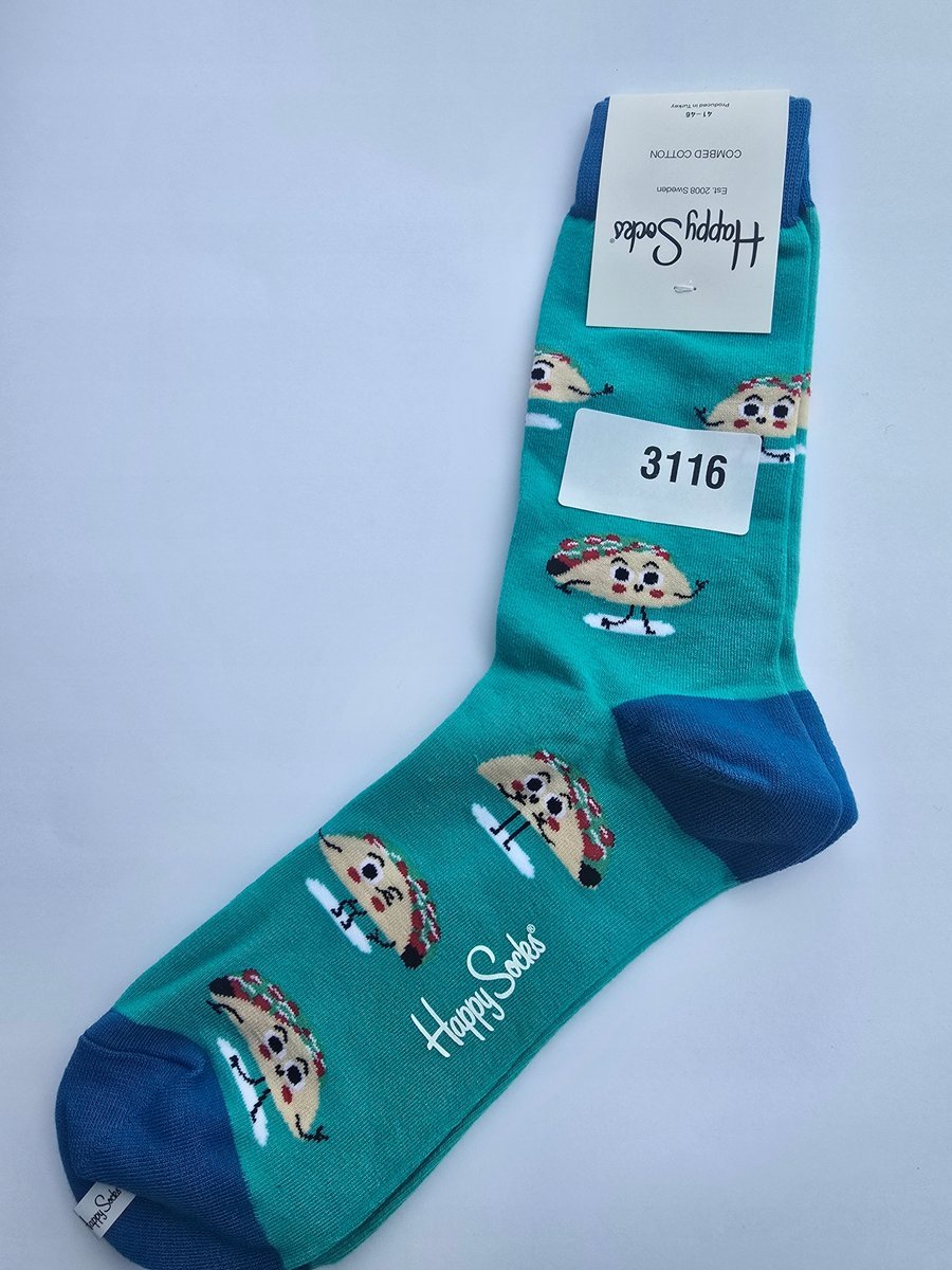 Kolorowe skarpety Happy Socks unisex rozmiar 41-46 (3116)