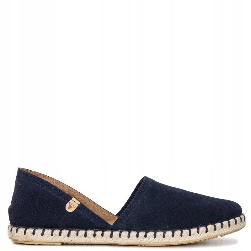 Verbenas Carmen Espadryle Skórzane Granatowe CARMEN-SER-MARINO r.37