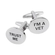 Zabawy w naśladowanie dorosłych - Spinki do mankietów Dla Weterynarza X2 BOCO028 - miniaturka - grafika 1