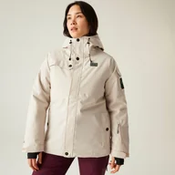 Kurtki i kamizelki sportowe damskie - Dare 2b Kurtka narciarska damska z membraną Ski Life Beżowy, Rozmiar: 46 - miniaturka - grafika 1