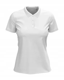 Koszulka damska polo bawełniana Polówka Stedman ST9740 Claire Polo White XS - Koszulki i topy damskie Koszulka damska polo bawełniana Polówka Stedman ST9740 Claire Polo White XS - Koszulki i topy damskie - miniaturka - grafika 1