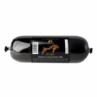 MIRALS Pferd - kiełbasa z mięsa koniny 400g - Mokra karma dla psów - miniaturka - grafika 1