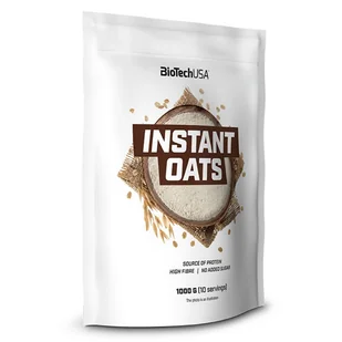 Biotech Usa Instant Oats 1000G Płatki Owsiane Cookies And Cream - Odżywki białkowe - miniaturka - grafika 1