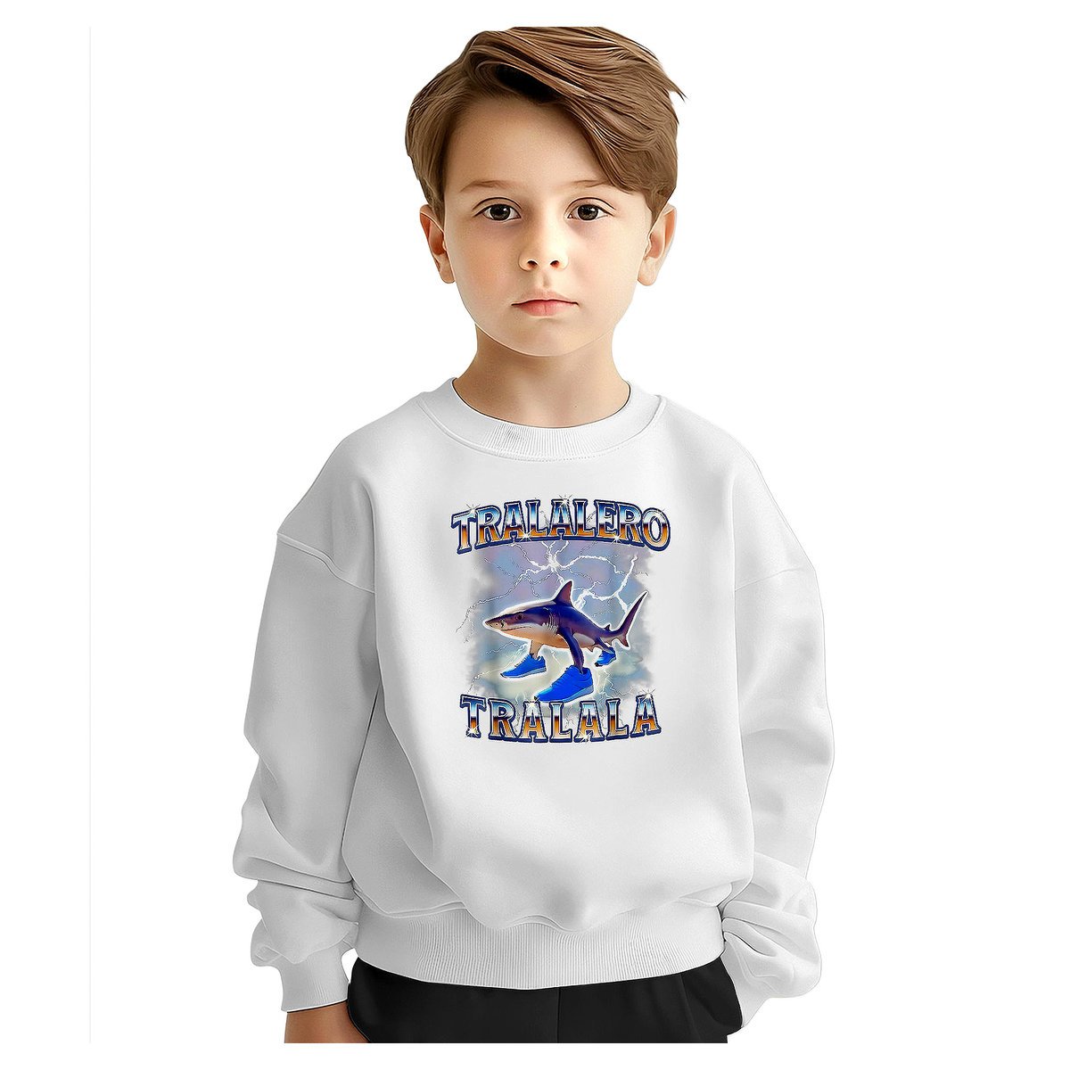 BLUZA DZIECIĘCA BRAINROT TRALALERO TRALALA 104 DLA CHŁOPCA DZIEWCZYNKI