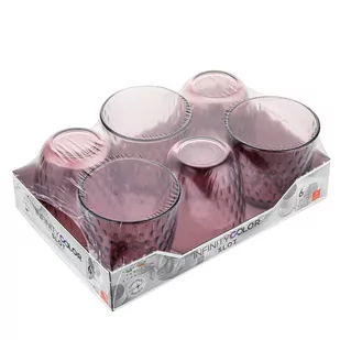 Komplet szklanek Bormioli Rocco Slota Lilac Rose 290 ml 6 sztuk - Szklanki - miniaturka - grafika 4