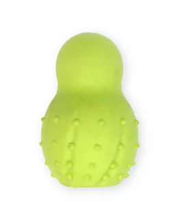 PET NOVA Pet Nova Gryzak z dzwonkiem Snowman o aromacie wołowiny żółty 9,5cm PPTN031 - Zabawki dla psów - miniaturka - grafika 1