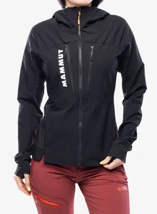 Kurtka softshell damska Mammut Aenergy SO Hybrid Hooded Jacket - black - Kurtki damskie - miniaturka - grafika 1