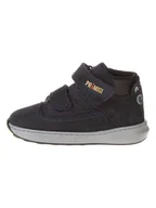 Buty dla dziewczynek - Primigi Skórzane sneakersy "Float" w kolorze czarnym - miniaturka - grafika 1