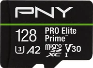 Karty pamięci - PNY microSD Pro Elite Prime 128GB - miniaturka - grafika 1