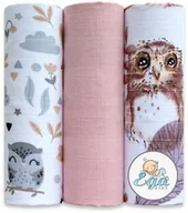 Pieluchy - EGA Pieluszki muślinowe 3 szt. zestaw 33 PM MUŚL ZEST. 33 - miniaturka - grafika 1