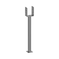 Kotwy - Podstawa słupa 91x628x124 mm PS 90U ZN ocynk Domax - miniaturka - grafika 1