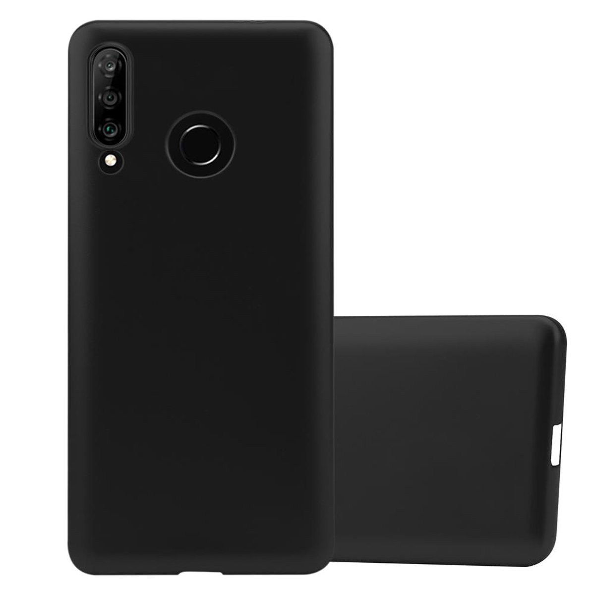 Etui ochronne Cadorabo do Huawei P30 LITE w kolorze czarnym etui na telefon komórkowy silikonowe etui z TPU