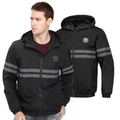 Odzież taktyczna i umundurowanie - Kurtka z kapturem Pit Bull Nautilus - Czarna/Szara S - miniaturka - grafika 1