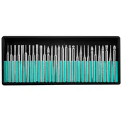 Akcesoria do elektronarzędzi - VERTO Akcesoria do miniszlifierki frezy diamentowe zestaw 30 szt, - miniaturka - grafika 1