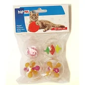 Zabawki dla kotów - Piłki z dzwonkiem 4 cm, 4 sztuki K069 - miniaturka - grafika 1