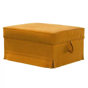 Dekoria Pokrowiec na podnóżek Ektorp Bromma miodowy 60 x 79 x 42 cm Velvet 614-704-23 - Pokrowce na meble - miniaturka - grafika 1