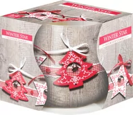 Świece - Bispol świeca zapachowa w szkle Gwiazda - miniaturka - grafika 1