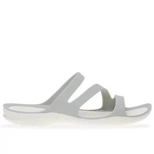Klapki Crocs Swiftwater Sandal 203998-1FT - szare - Klapki i japonki damskie - miniaturka - grafika 1