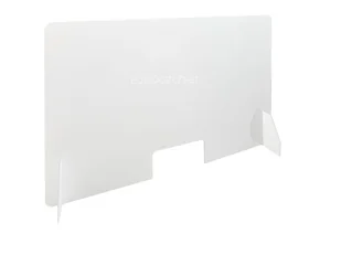 B2B Partner Ochronna przegroda plastikowa, 1000 x 750 mm 271920 - Wyposażenie miejsc publicznych - miniaturka - grafika 1
