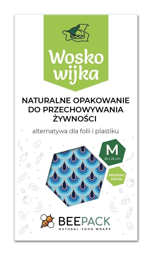 Woskowijka do przechowywania ĹĽywnoĹ›ci, FALE, BeePack