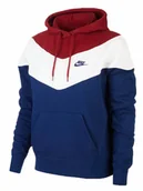 Bluzy damskie - Damska Bluza Nike Sportswear Heritage Kangur z Kapturem BV4956-492 S - miniaturka - grafika 1