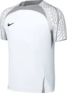 Koszulki i topy damskie - Nike Unisex dziecięcy top z krótkim rękawem M Nk Df Strk23 Top Ss, biały/szary wilk szary/czarny, DR2287-100, L - miniaturka - grafika 1