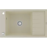 Zlewozmywaki - Mexen Elias zlewozmywak granitowy 1-komorowy z krótkim ociekaczem 795 x 480 mm, beżowy - 6511791005-69 - miniaturka - grafika 1