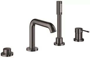 Grohe 4-otworowym jednouchwytowa-wanny Kombinacja Essence 19578 Hard Graphite - Akcesoria do armatury i ceramiki - miniaturka - grafika 1