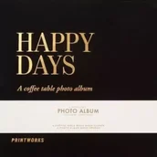 Albumy fotograficzne - Fotoalbum - Happy Days Black (S) | PRINTWORKS - miniaturka - grafika 1