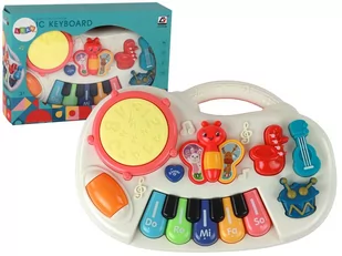 Pianinko Edukacyjne Klawisze Instrumenty Motylki Panel Edukacyjny Muzyczny - Grzechotki dla dzieci - miniaturka - grafika 1
