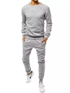 Dres męski jasnoszary Dstreet AX0378-M - Dresy męskie - miniaturka - grafika 1