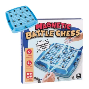 Szachy Magnetyczne Gra Podróżne 32 Magnesy Gry Logiczne Magnes Prezent - Gry planszowe - miniaturka - grafika 1