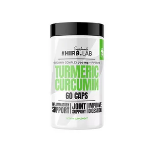 HIRO.LAB HIRO.LAB Turmeric Curcumin - 60caps. - Spalacze tłuszczu - miniaturka - grafika 1