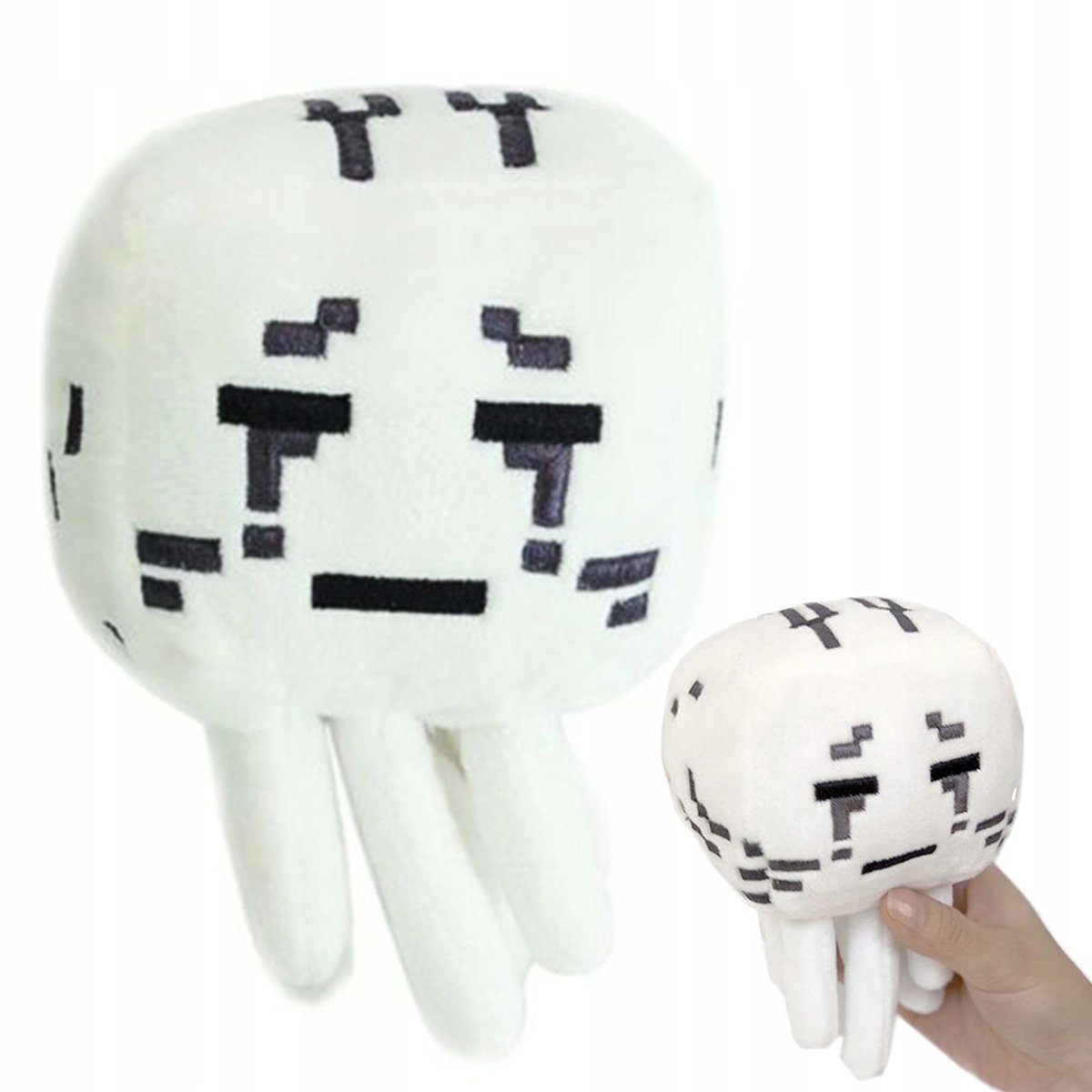 MINECRAFT PLUSZOWA MASKOTKA Z GRY BIAŁY DUCH PLUSZAK DUSZEK DUŻA POSTAĆ