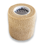 Apteczki i materiały opatrunkowe - yellowBAND Bandaż Kohezyjny 5cm x 4,5m Cielisty - miniaturka - grafika 1