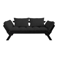 Sofy i kanapy - Sofa rozkładana Karup Design Bebop Black/Dark Grey - miniaturka - grafika 1