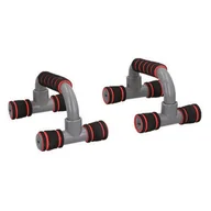 Pozostały sprzęt i akcesoria do ćwiczeń - Dunlop - Uchwyty do pompek Push Up Bars 2 szt. (czerwony) - miniaturka - grafika 1