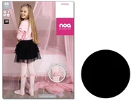 Rajstopy - Rajstopy dziecięce ze skrzydłami Angel 140-146 Nero - miniaturka - grafika 1