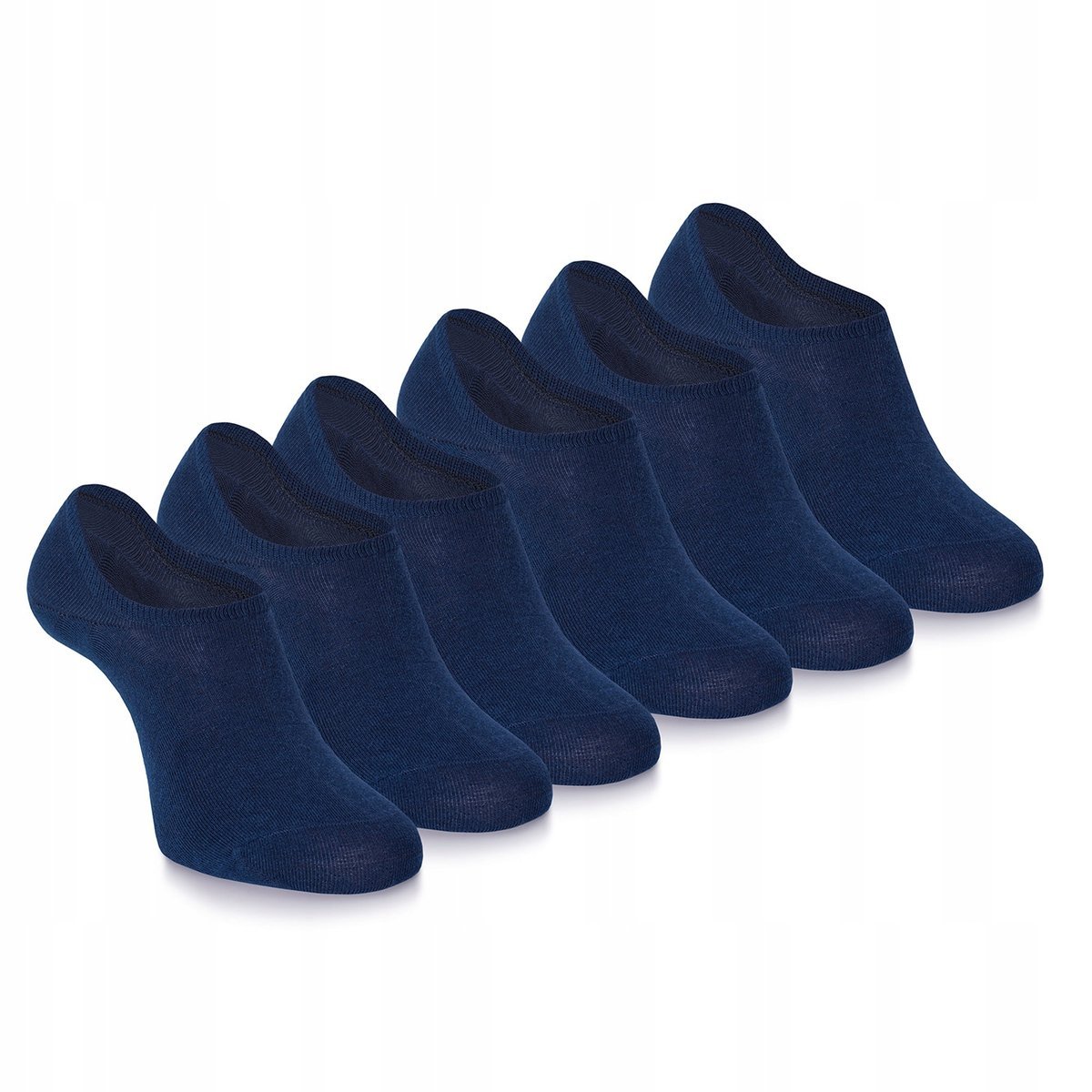 6x STOPKI Niskie Skarpetki MĘSKIE Bawełniane GRANATOWE r. 40-45 Pako Jeans