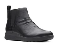 Botki damskie - Un Adorn Mid [black leather] - rozmiar 42 - miniaturka - grafika 1