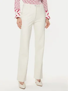 Guess Spodnie materiałowe W5RB30 KCMU2 Beżowy Regular Fit - Spodnie damskie - miniaturka - grafika 1