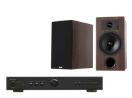 Zestawy stereo - Rotel A11 MkII (czarny) + Tesi 3 (mokka) - miniaturka - grafika 1