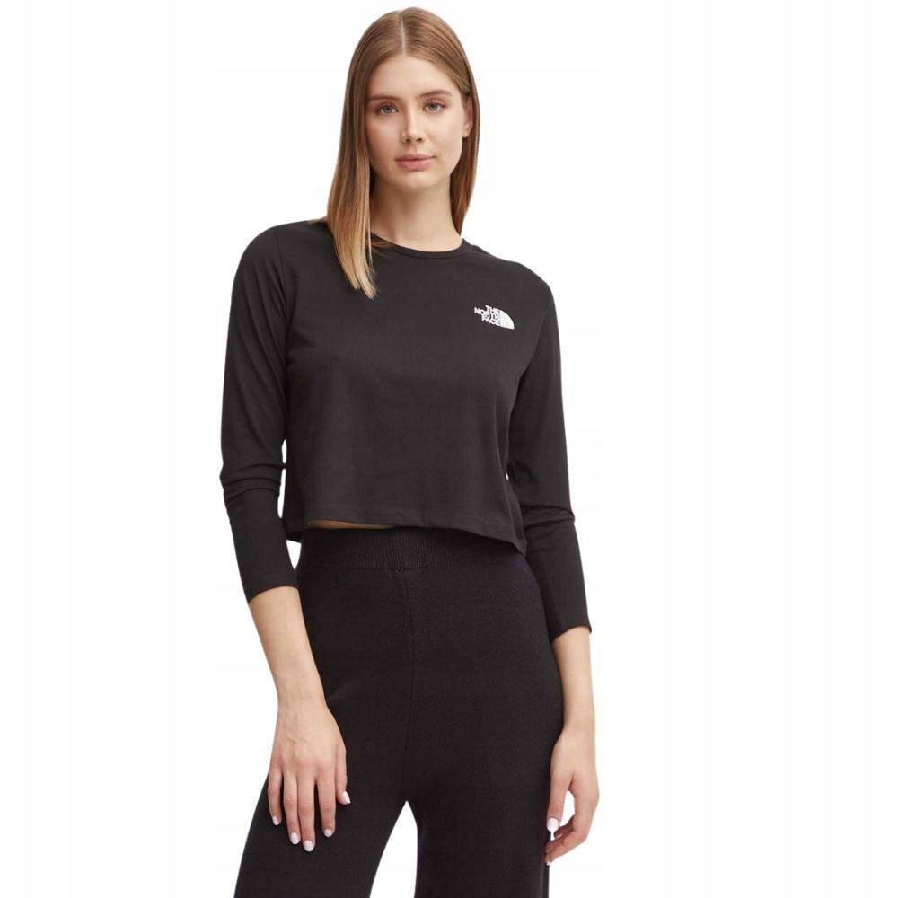 THE NORTH FACE BLUZKA DAMSKA CZARNA CASUAL Z LOGO S XTA