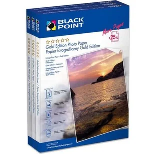 Black Point Papier fotograficzny A4 | Matowy | g.210 | 25 (PFA4M210A) - Papier do drukarek - miniaturka - grafika 1